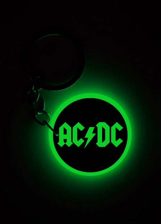 AC DC Keychain Glow in Dark Mi Glow Store