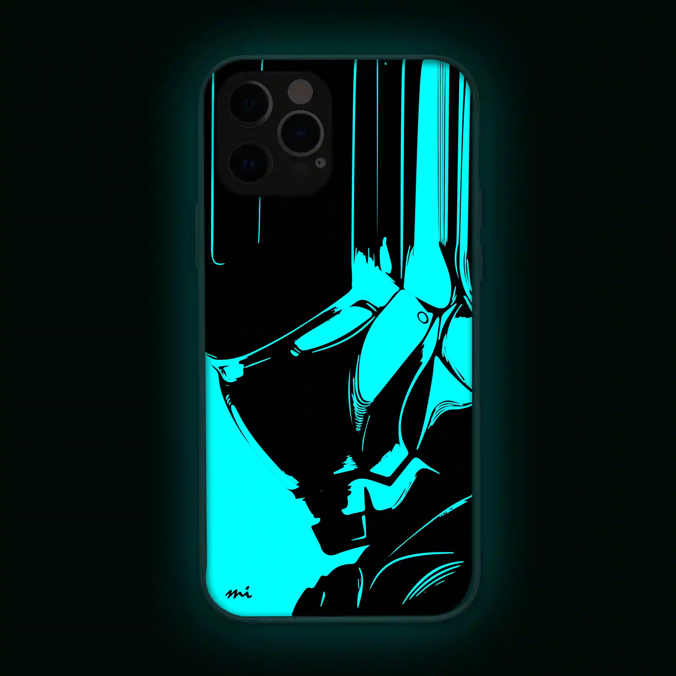 Iron Man Marvel Superhero Glow in Dark Phone Cover Mobile Cover (Case) Back Cover