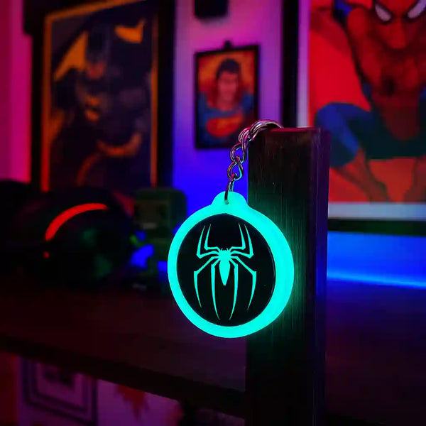 Spiderman (Logo) | Keychain | Glow in Dark
