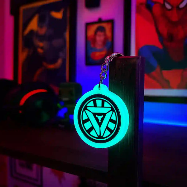 Arc Reactor (Iron Man) | Keychain | Glow in Dark
