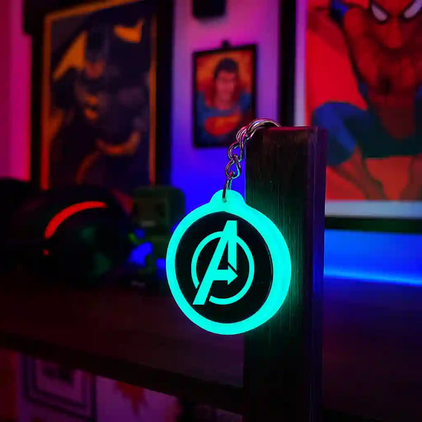 Avengers Logo | Keychain | Glow in Dark