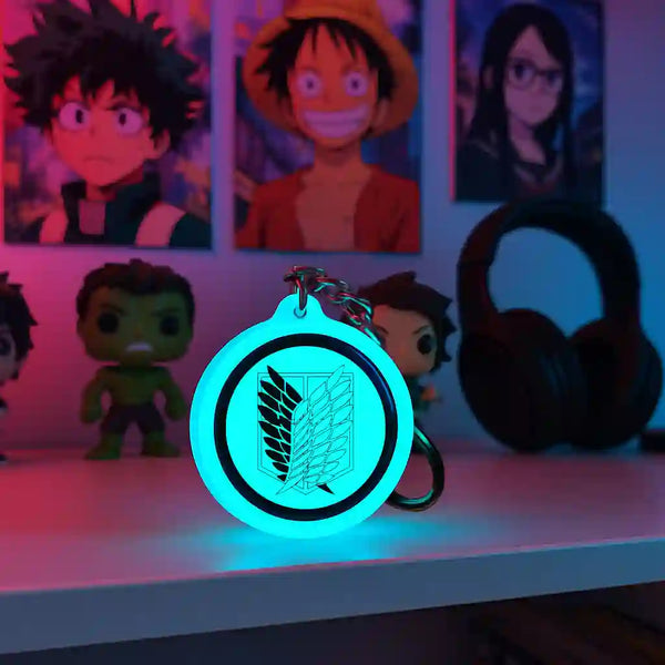 Attack on Titan (Shingeki no Kyojin) | Keychain | Glow in Dark
