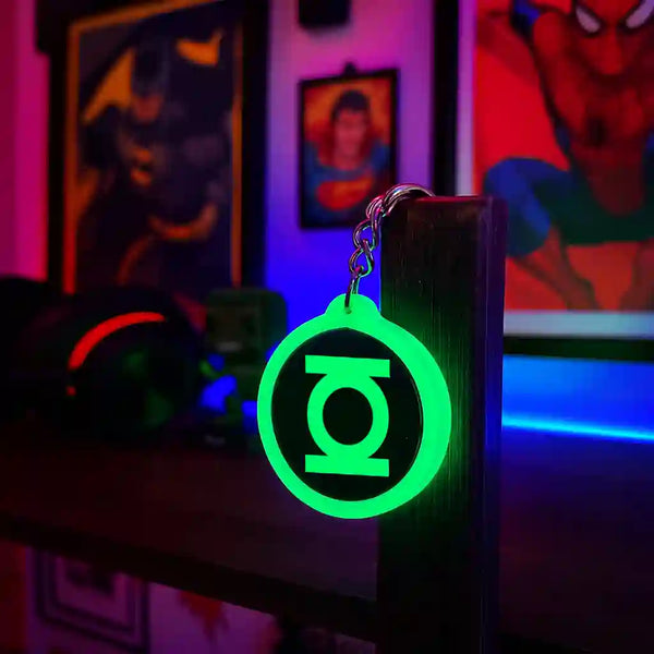 Green Lantern | Keychain | Glow in Dark