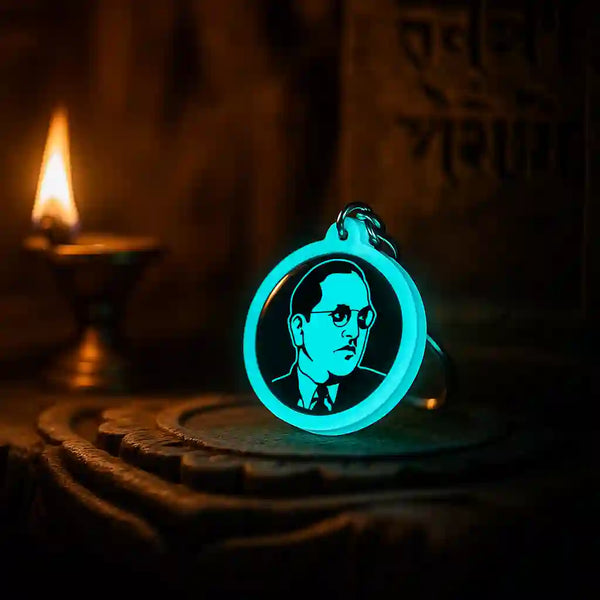 Dr. B. R. Ambedkar | Keychain | Glow in Dark
