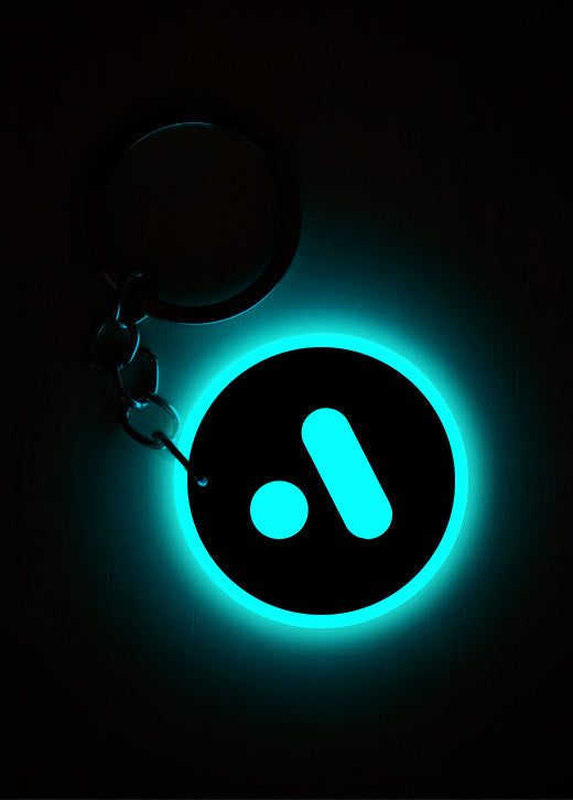 Ather | Keychain | Glow in dark
