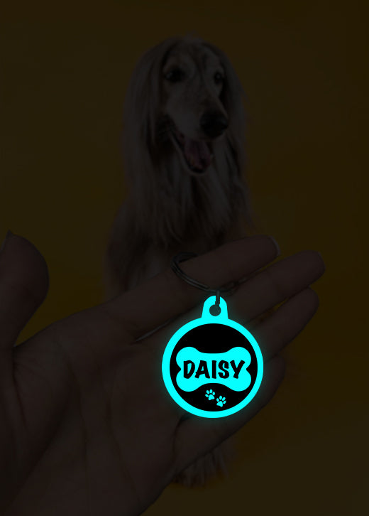 Daisy | Dog Tag | Glow in Dark