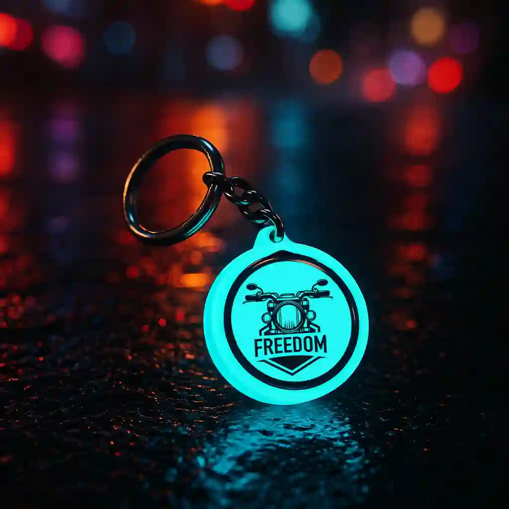 Bajaj Freedom | Keychain | Glow in dark – Mi Glow Store