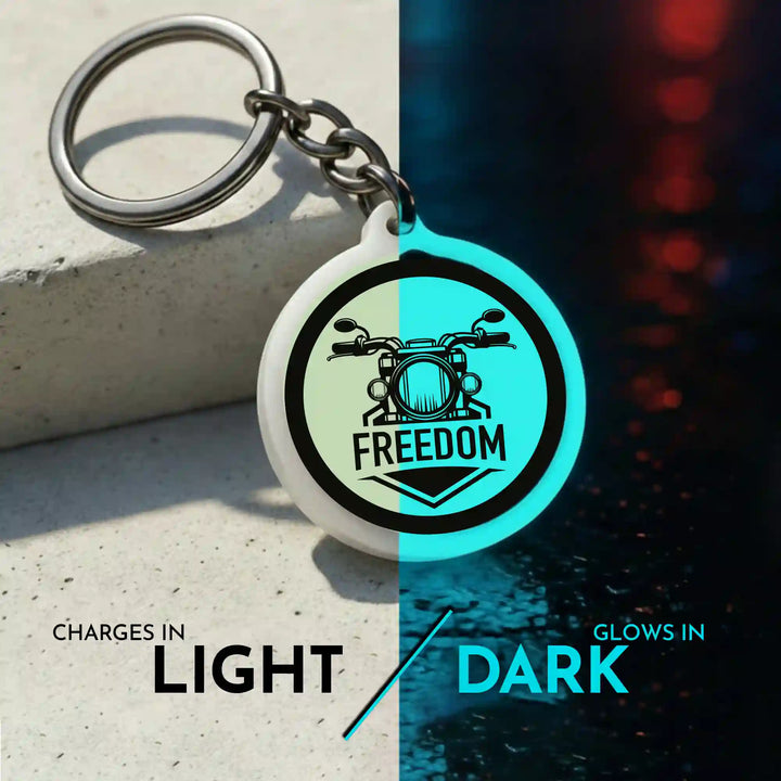 Bajaj Freedom | Keychain | Glow in dark – Mi Glow Store