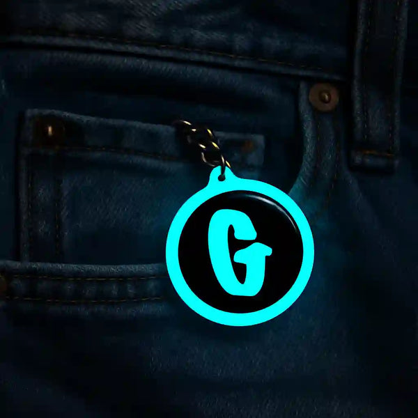 G | Keychain | Glow In Dark