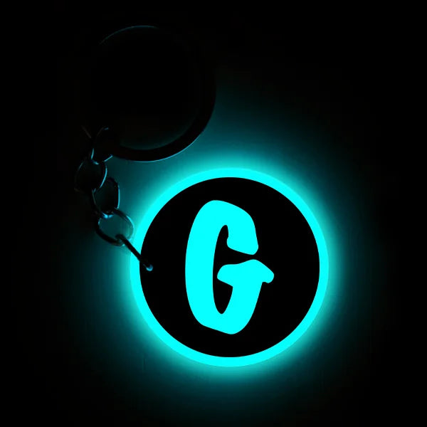 G | Keychain | Glow In Dark
