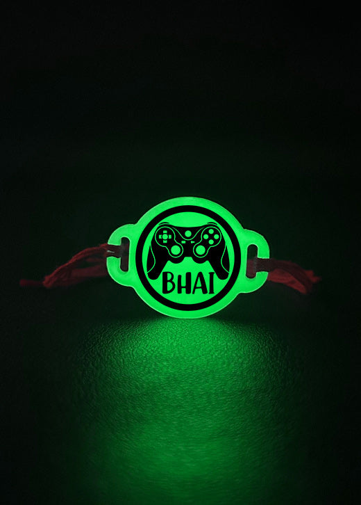 Gamer Rakhi Gamer Bhai | Rakhi | Glow in Dark – Mi Glow Store