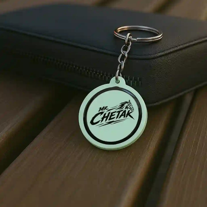 Mr. Chetak | Keychain | Glow in dark – Mi Glow Store