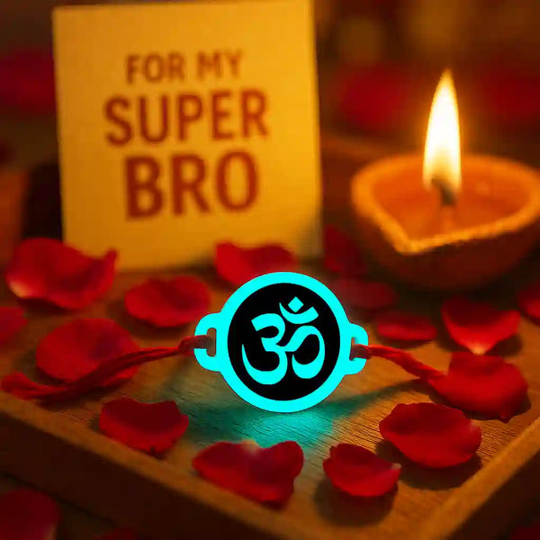 OM | Rakhi | Glow in Dark