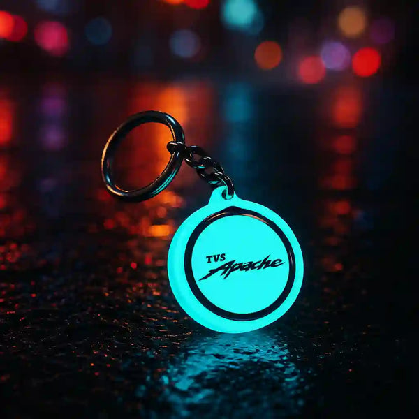 TVS Apache | Keychain | Glow in dark