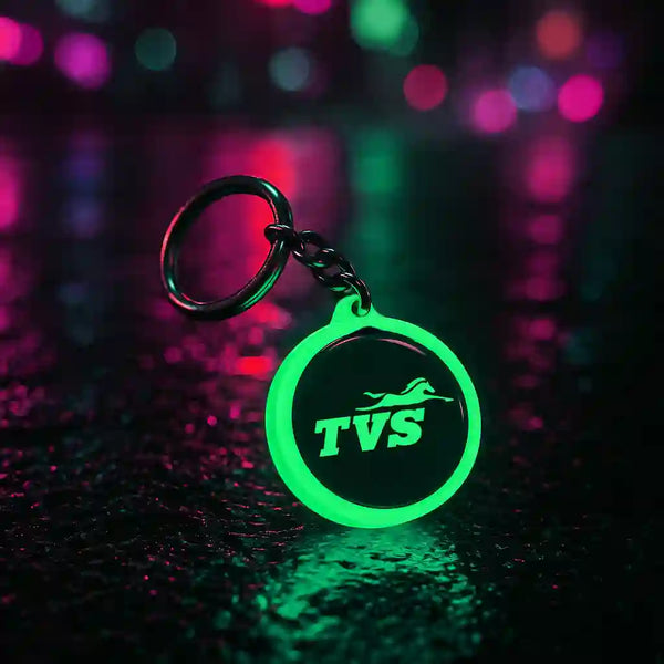TVS Logo | Keychain | Glow in dark