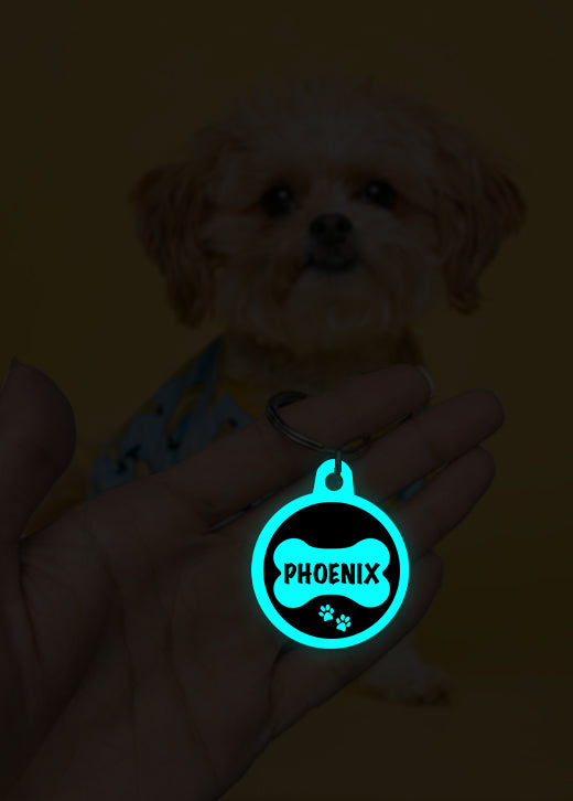 Phoenix | Dog Tag | Glow in Dark