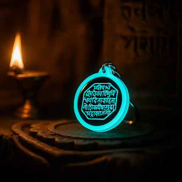 Rajmudra | Keychain | Glow in Dark
