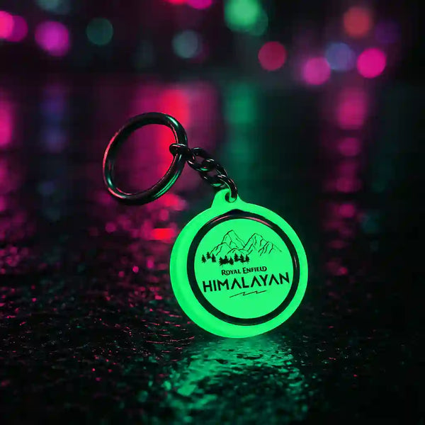 Himalayan Royal Enfield | Keychain | Glow in dark