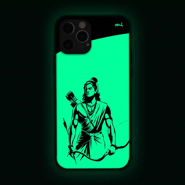Lord Ram With Bow | Gods | Glow in Dark | Phone Cover | Mobile Cover (Case) | Back Cover
