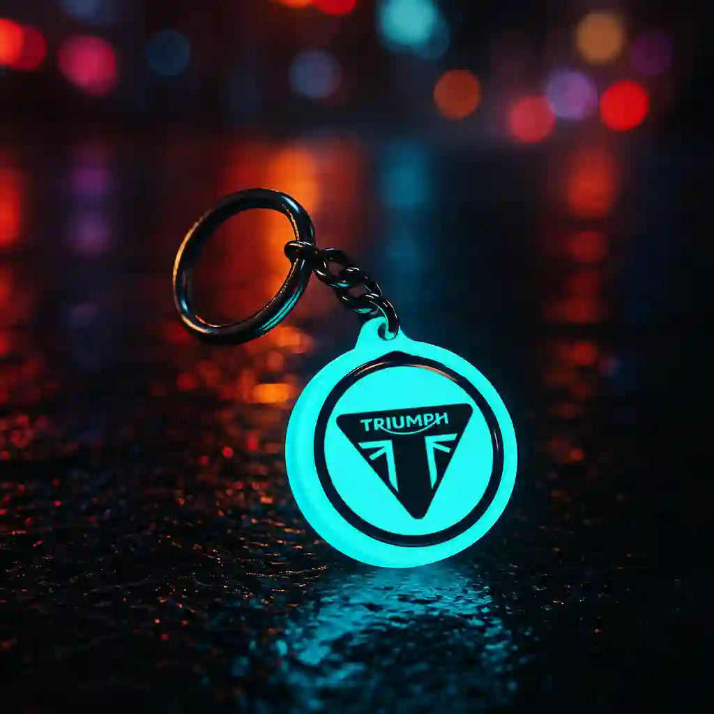 Triumph Ribbon Key Chain Triumph | Keychain | Glow in dark – Mi Glow Store