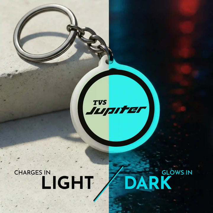 TVS Jupiter | Keychain | Glow in dark – Mi Glow Store