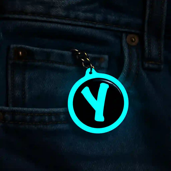 Y | Keychain | Glow In Dark