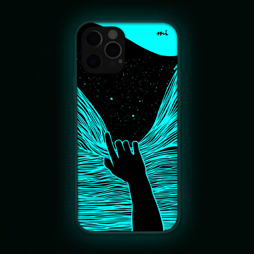 Stargazing Abstract Glow in Dark Phone Cover Mobile Cover (Case)  Back Cover