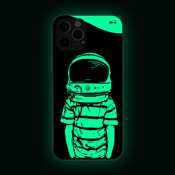 Boy With Space Helmet | Spaced Out | Abstract | Glow in Dark | Phone Cover | Mobile Cover (Case) | Back Cover