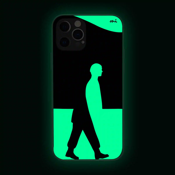 Man Walking | Abstract | Glow in Dark | Phone Cover | Mobile Cover (Case) | Back Cover