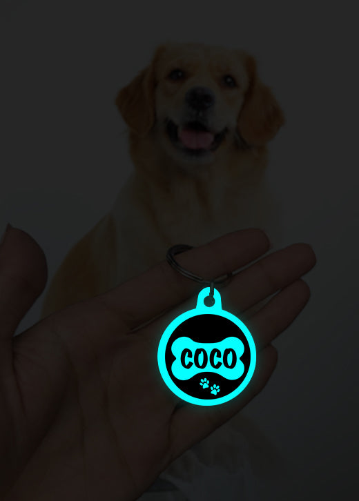 Coco | Dog Tag | Glow in Dark