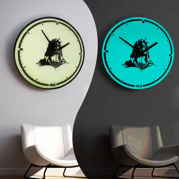 Adiyogi | Mahadev | Gods | Wall Clock | Glow in Dark