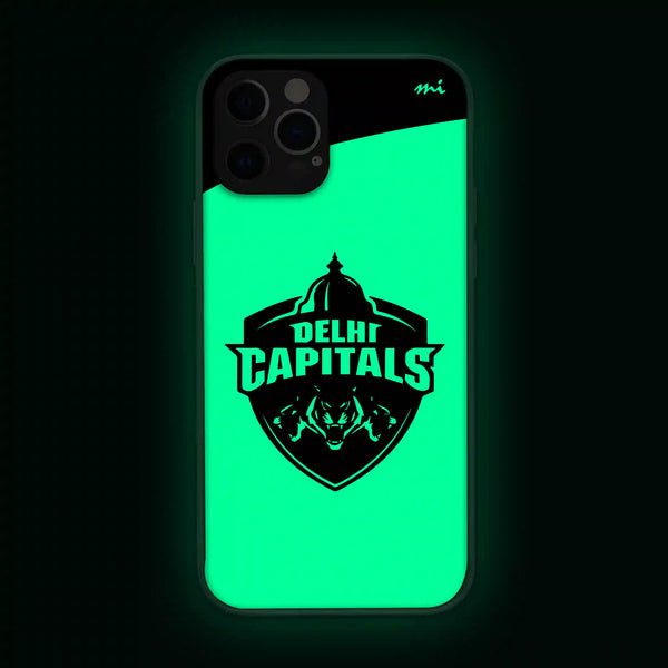 Delhi Capitals (DC) | IPL | Cricket | Sports | Glow in Dark | Phone Cover | Mobile Cover (Case) | Back Cover