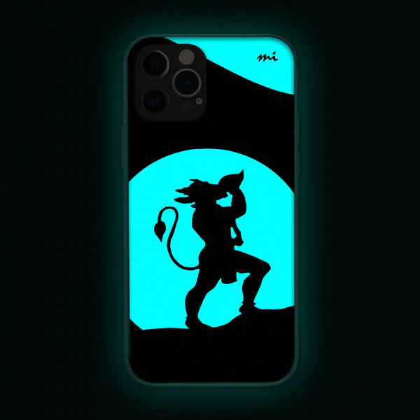 Hanuman with Shankh | Gods | Glow in Dark | Phone Cover | Mobile Cover (Case) | Back Cover