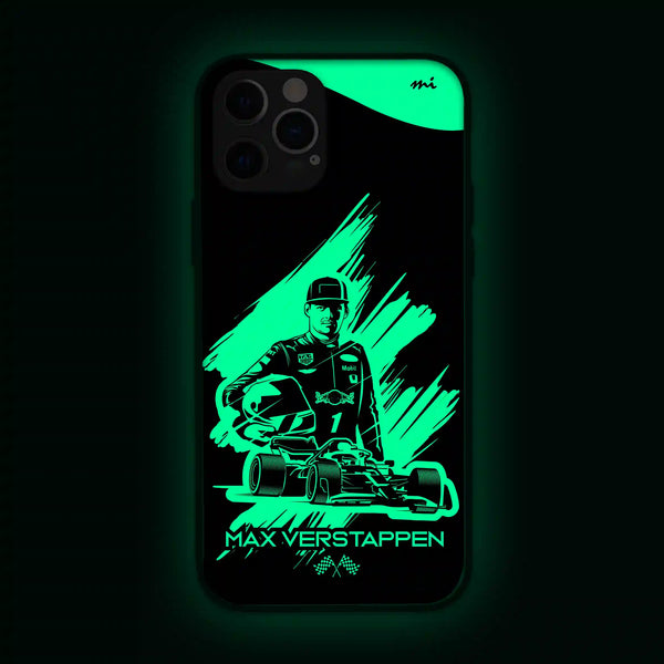 Max Verstappen | Redbull | F1 (Formula 1) | Glow in Dark | Phone Cover | Mobile Cover (Case) | Back Cover