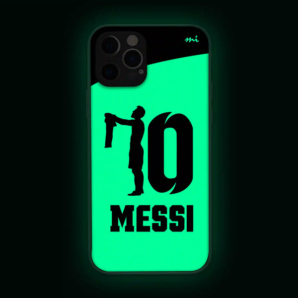 Messi | Football | Sports | Glow in Dark | Phone Cover | Mobile Cover (Case) | Back Cover