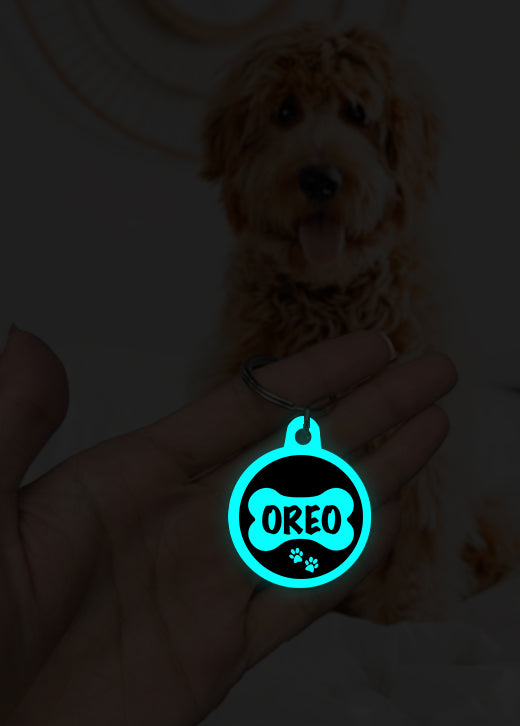 Oreo | Dog Tag | Glow in Dark