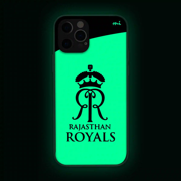 Team Rajasthan (RR) | IPL | Cricket | Sports | Glow in Dark | Phone Cover | Mobile Cover (Case) | Back Cover