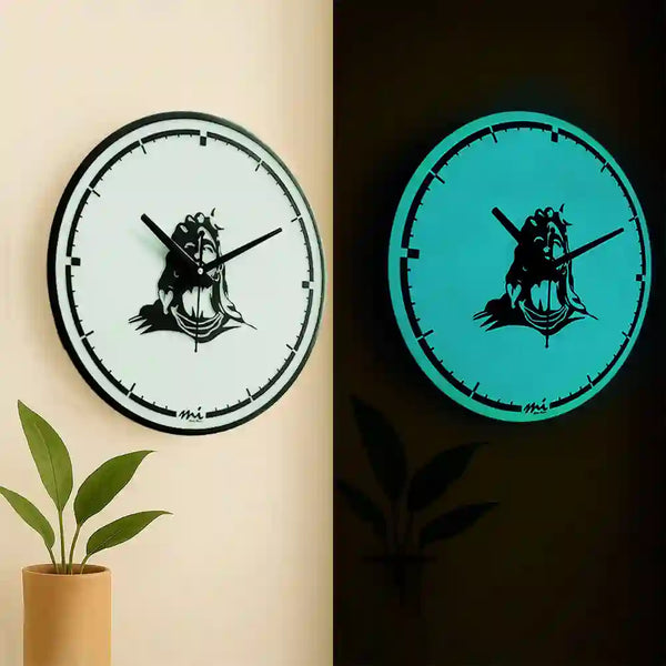 Adiyogi | Mahadev | Gods | Wall Clock | Glow in Dark