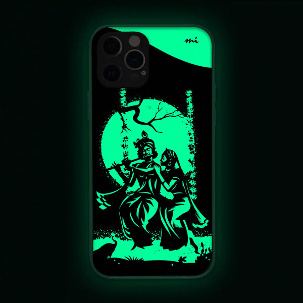 Radha Krishna | Gods | Glow in Dark | Phone Cover | Mobile Cover (Case) | Back Cover
