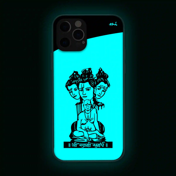 Shree Swami Samarth | Gods | Glow in Dark | Phone Cover | Mobile Cover (Case) | Back Cover