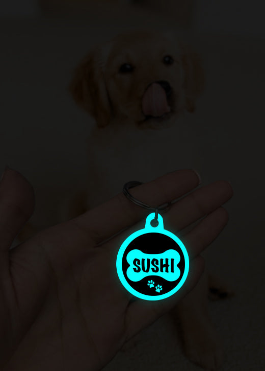 Sushi | Dog Tag | Glow in Dark