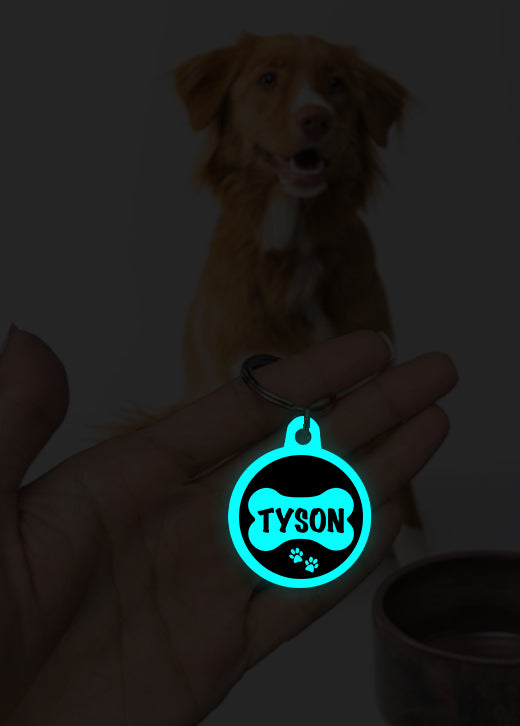 Tyson | Dog Tag | Glow in Dark