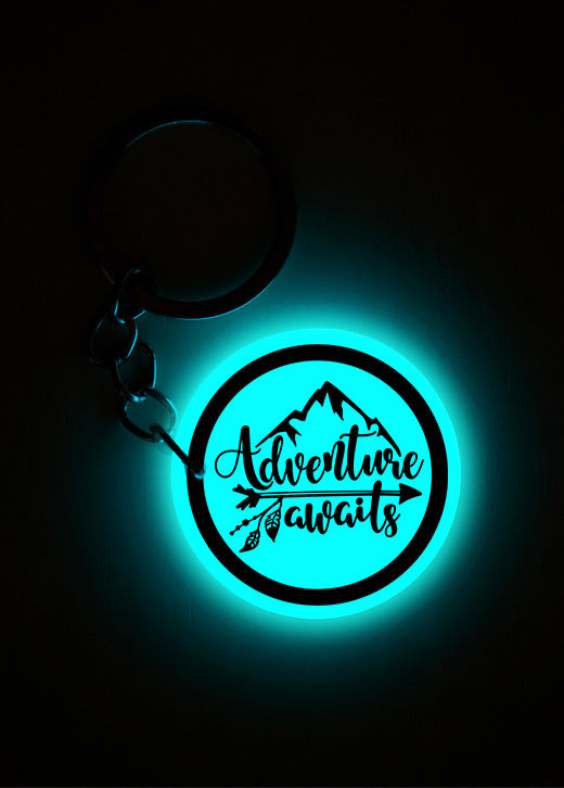 Adventure Awaits | Keychain | Glow in Dark