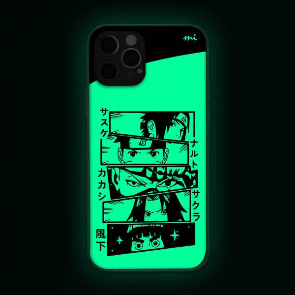 All Characters | Naruto | Anime | Glow in Dark | Phone Cover | Mobile Cover (Case) | Back Cover