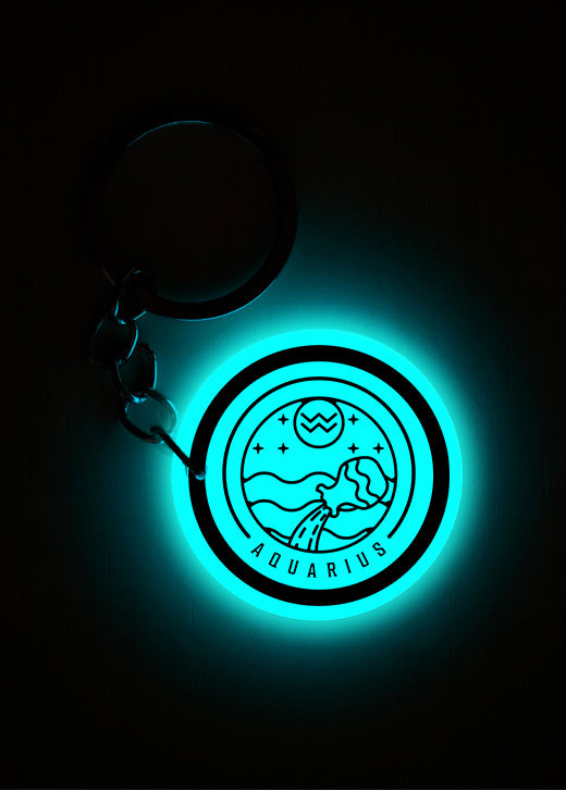 Aquarius | Keychain | Glow in Dark