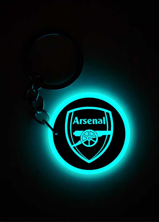 Arsenal | Keychain | Glow in Dark