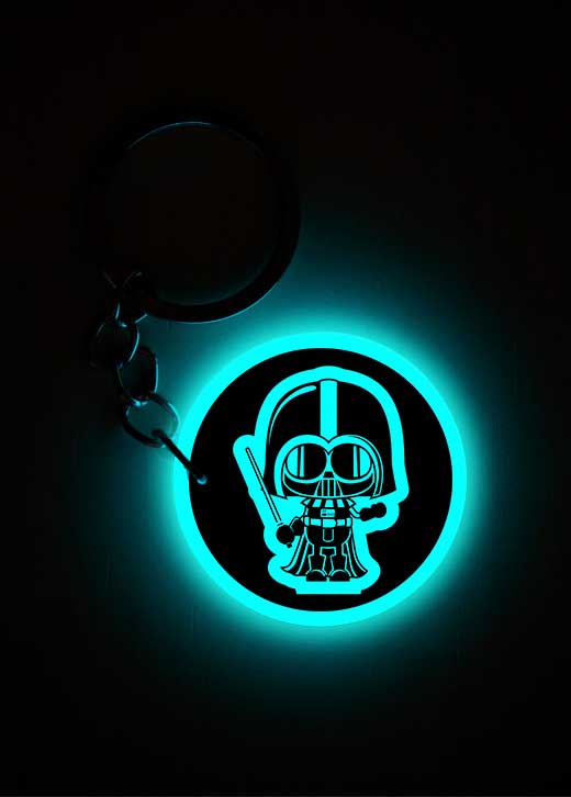 Baby Darth Vader | Keychain | Glow in Dark