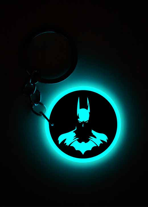 Batman Dark Knight | Keychain | Glow in Dark