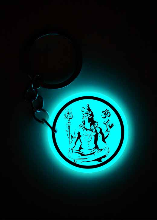 Bholenath | Keychain | Glow in Dark
