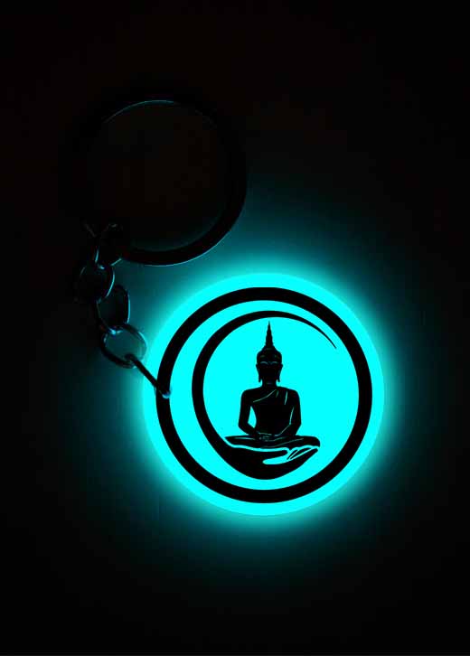 Buddha | Keychain | Glow in Dark